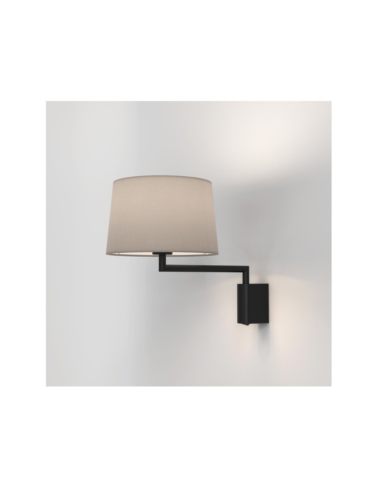 Cantilever wall lamps - Astro Telegraph Swing Wall Mount 1x12W Max LED E27 Black Mat 1404001 - product kolory-swiatla.pl 1