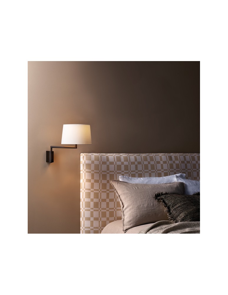 Cantilever wall lamps - Astro Telegraph Swing Wall Mount 1x12W Max LED E27 Black Mat 1404001 - product kolory-swiatla.pl 2