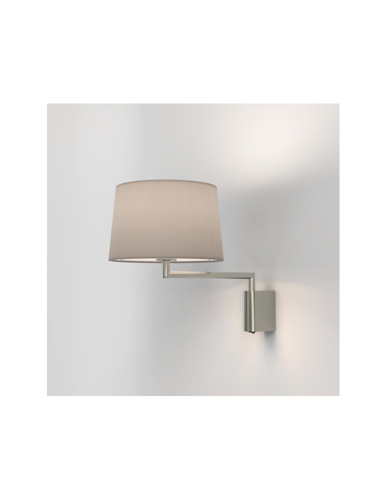 Cantilever wall lamps - Astro Telegraph Swing Wall Mount 1x12W Max LED E27 Matte Nickel 1404002 - product kolory-swiatla.pl 1