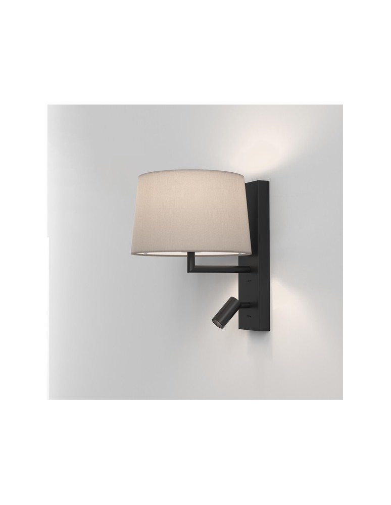 Wall lamps - Astro Telegraph Reader LED For Reading 1x12W Max LED E27 Black Mat 1404013 - product kolory-swiatla.pl 1