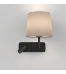Reading wall lamps - Astro Side by Side Wall Mounted 1x12W Max LED E27 Black Mat 1406002 - product 2