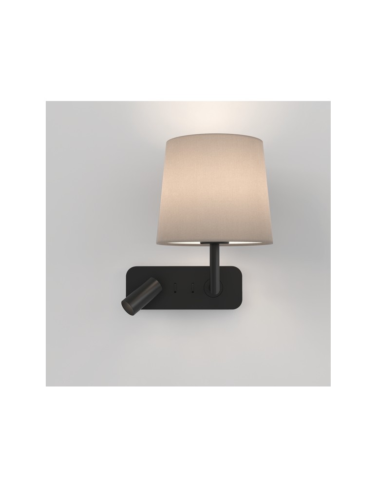 Reading wall lamps - Astro Side by Side Wall Mounted 1x12W Max LED E27 Black Mat 1406002 - product kolory-swiatla.pl 2