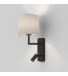 Reading wall lamps - Astro Side by Side Wall Mounted 1x12W Max LED E27 Black Mat 1406002 - product 3