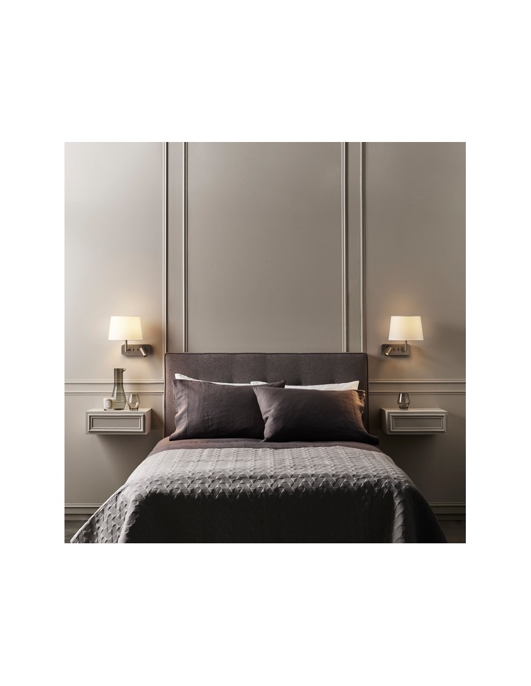 Kinkiety do czytania - Astro Side by Side Ścienna 1x12W Max LED E27 Czarny Mat 1406002 - produkt kolory-swiatla.pl 4