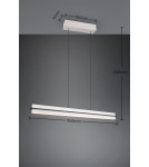 Pendant lamps over the island - Trio LED Pendant EMERSON 346710176 - product 6