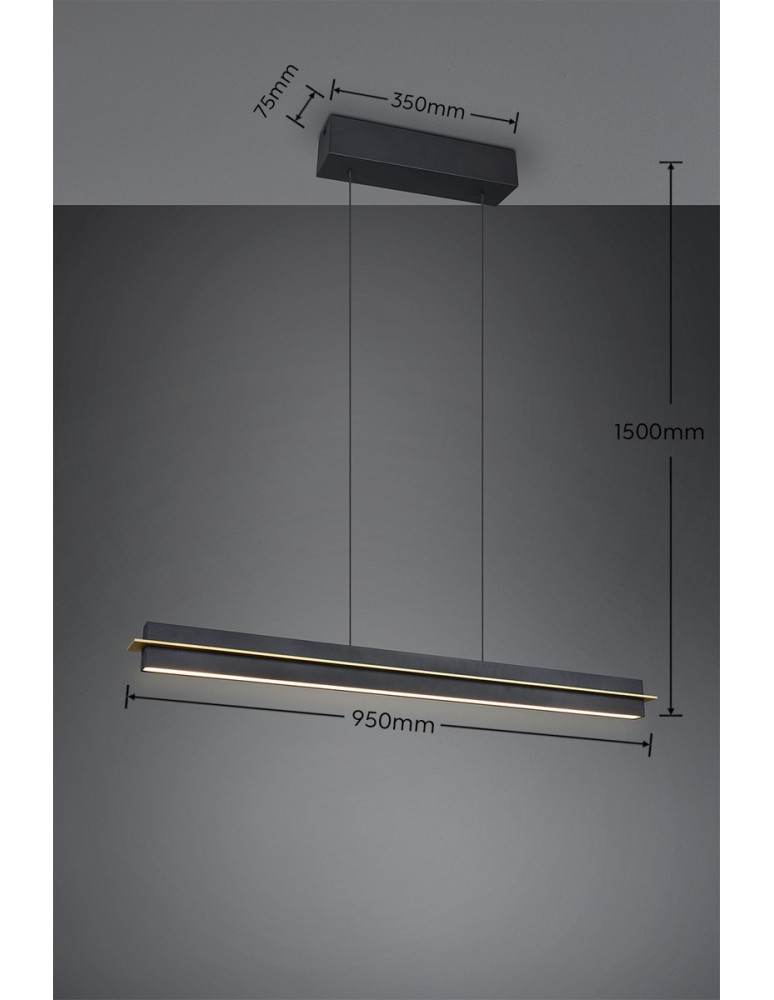 Trio Wisząca LED EMERSON 346710180