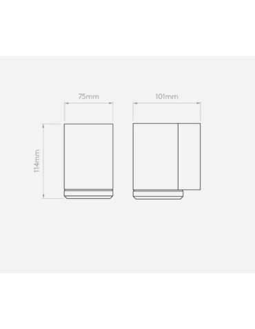 Astro Jura Single Ścienna 1x35W Max GU10 Nikiel Polerowany IP44 1375005 - produkt 2