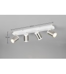 Spotlight ceiling lamps - Trio GILLAN Ceiling Spotlight 814500407 - product 5