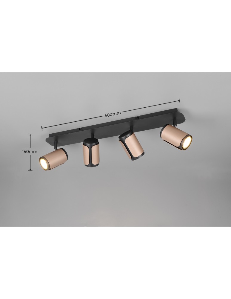 Spotlight ceiling lamps - Trio GILLAN Ceiling Spotlight 814500465 - product kolory-swiatla.pl 5