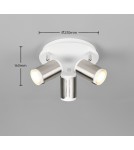 Spotlight ceiling lamps - Trio GILLAN Ceiling Spotlight 814530307 - product 5