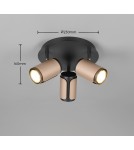 Spotlight ceiling lamps - Trio GILLAN Ceiling Spotlight 814530365 - product 5