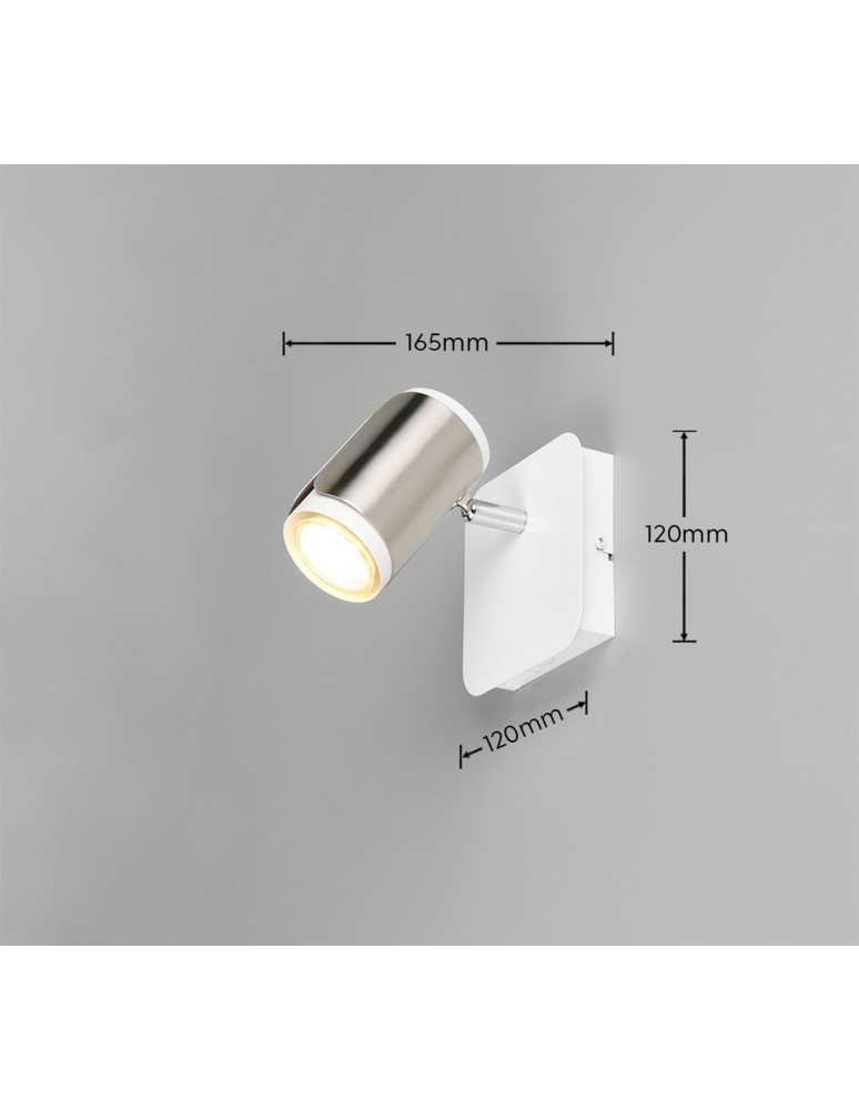 Wall lights - Trio GILLAN Wall Spotlight/Cinet 814570107 - product kolory-swiatla.pl 5