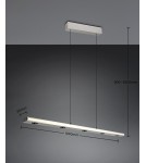 Pendant lamps over the island - Trio LED Pendant GRAHAM 353010107 - product 5