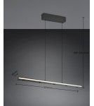 Pendant lamps over the island - Trio LED Pendant GRAHAM 353010132 - product 5