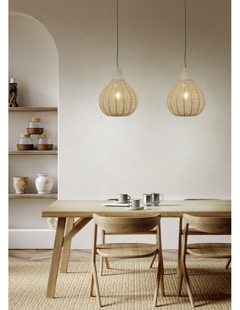 Boho pendant lamps - Trio Pendant JANNE 366790136 - product kolory-swiatla.pl 9