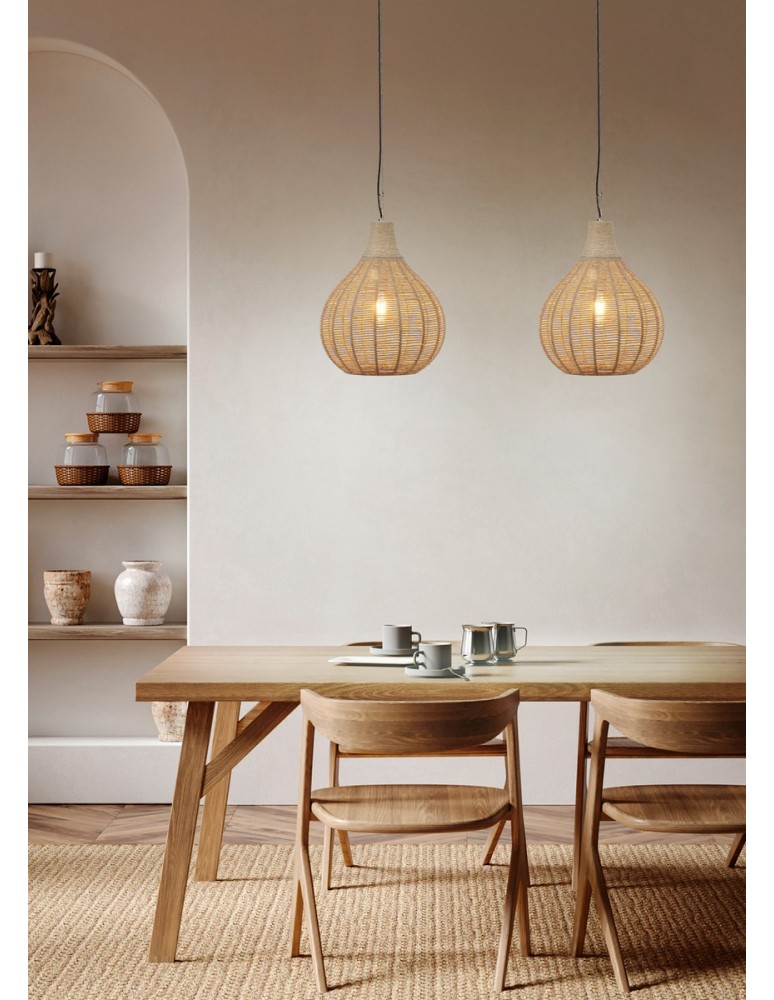 Boho pendant lamps - Trio Pendant JANNE 366790136 - product kolory-swiatla.pl 10