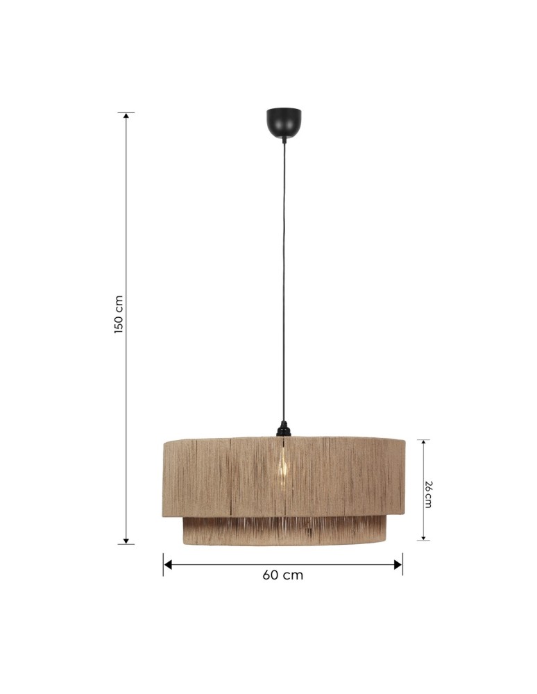 Boho pendant lamps - Trio Hanging SMILLA 366890136 - product kolory-swiatla.pl 5