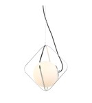Geometric pendant lamps - ITALUX CANTO Pendant 1xE27 PEN-5696-1-BKCR - product 1
