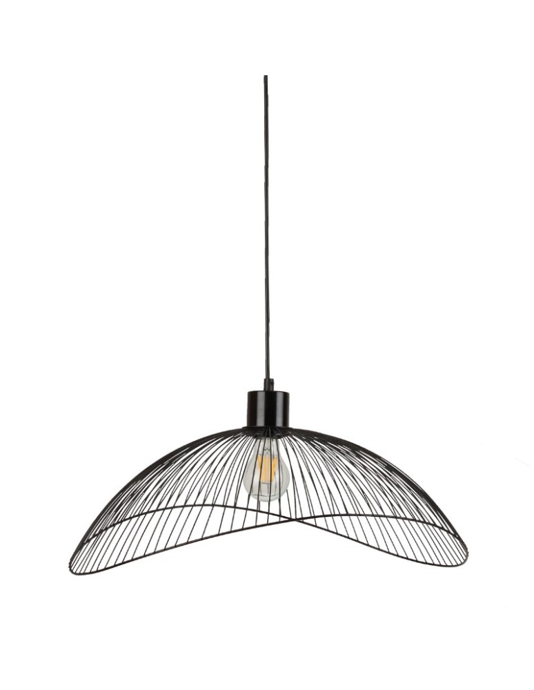 Pendant lamps - ITALUX NUNEZ Pendant Black 1xE27 PND-1702-1-L-B - product kolory-swiatla.pl 1