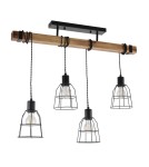 Loft pendant lamps - ITALUX PONTE Pendant Black 4xE27 PND-4290-4-L - product 1