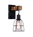 Loft wall lamps - industrial - ITALUX PONTE Wall lamp Black 1xE27 WL-4290-1-L - product 1
