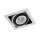 ITALUX ALESSO Wpust Biały/Czarny LED 3000K GL7116-1/18W WH+BL