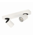 Spotlight ceiling lamps - ITALUX FEDERICA Spotlights White 2xGU10 SPL-3001A-2-WH - product 1