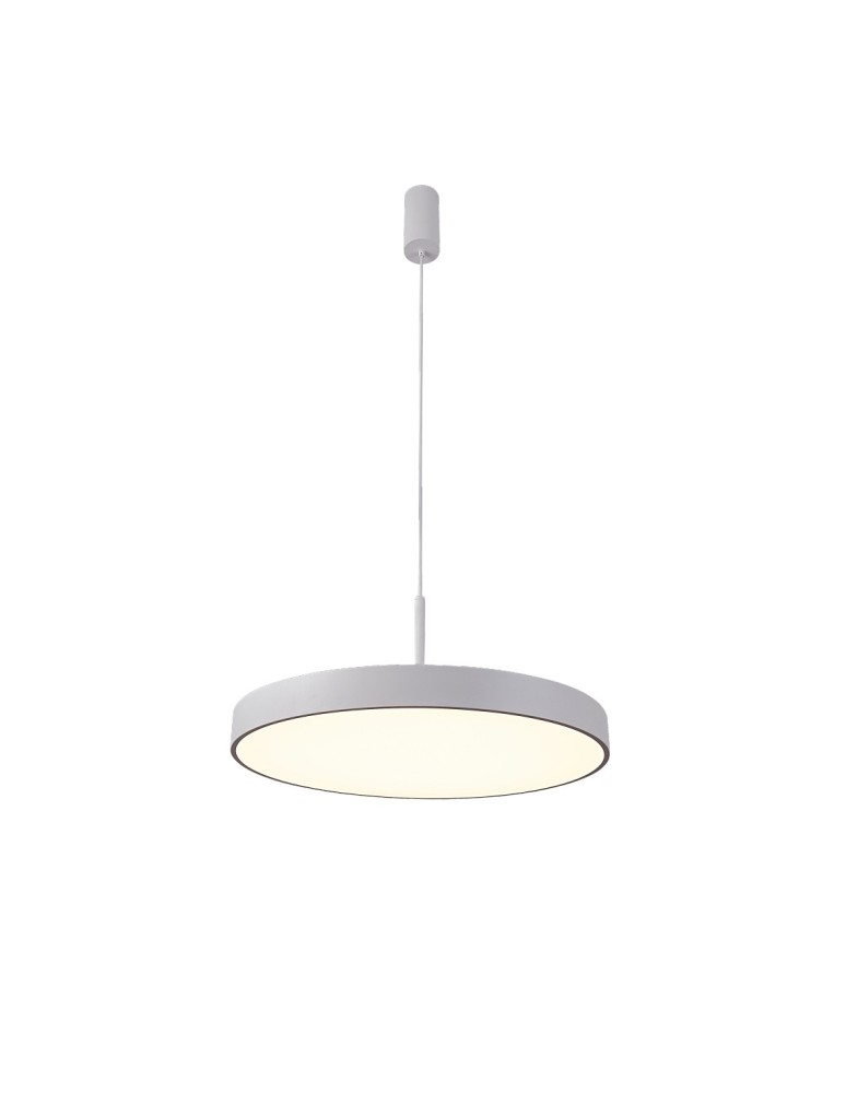 Pendant lamps with control - Azzardo MARCELLO PENDANT 40 CCT WH + REMOTE CONTROL Pendant with Remote Control Functions Dimming and Light Color Change AZ5087 - product kolory-swiatla.pl 1
