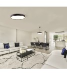 Large Plafonds - Azzardo MARCELLO TOP 80 CCT SWITCH BK Ceiling Light with Dimmable and Light Colour Change Switch AZ5085 - product 2