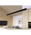 Pendant lamps over the island - Azzardo OLIVIER 120 3000K DIMM (10W+40W) BK Pendant with Dimmable AZ5109 - product 2