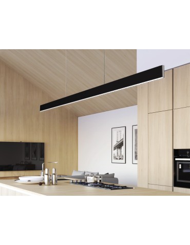 Azzardo OLIVIER 120 3000K DIMM (10W+40W) BK Pendant with Dimmable AZ5109 - product 2