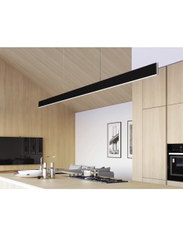 Azzardo OLIVIER 120 3000K DIMM (10W+40W) BK Wisząca z Możliwością Ściemniania AZ5109 - produkt 2