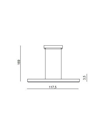 Azzardo OLIVIER 120 3000K DIMM (10W+40W) CO Lampa Wisząca z Możliwością Ściemniania AZ5107 - produkt 2