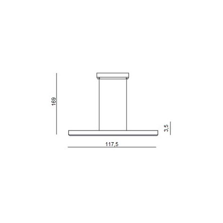 Azzardo OLIVIER 120 3000K DIMM (10W+40W) CO Lampa Wisząca z Możliwością Ściemniania AZ5107
