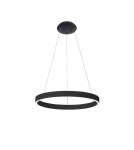 Pendant lamps circles - Azzardo ANDREA 120 3000K DIMM (30W+70W) BK Pendant with Dimmable AZ5104. - product 1
