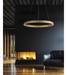 Pendant lamps circles - Azzardo ANDREA 100 3000K DIMM (25W+65W) GO Pendant with Dimmable AZ5103 - product 2