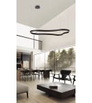 LED pendant lamps - Azzardo MIRABELLA 120 3000K DIMM BK Pendant Lamp AZ5093. - product 2