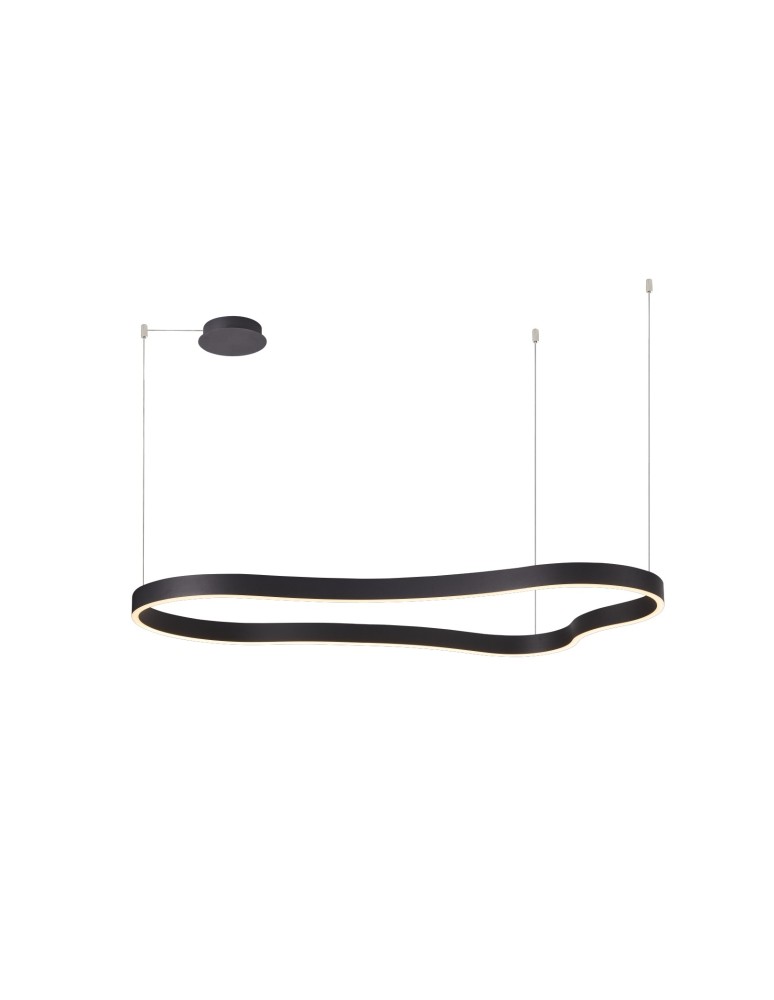 LED pendant lamps - Azzardo MIRABELLA 120 3000K DIMM BK Pendant Lamp AZ5093. - product kolory-swiatla.pl 1