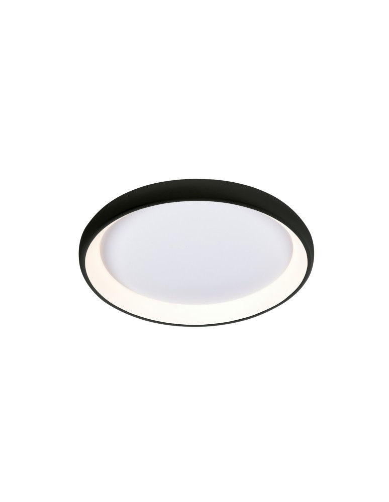 Plafonds with remote control - Azzardo ANTONIO TOP 61 CCT BK + REMOTE CONTROL Ceiling light with Remote Control Functions Dimming and Light Color Change AZ5072 - product kolory-swiatla.pl 1