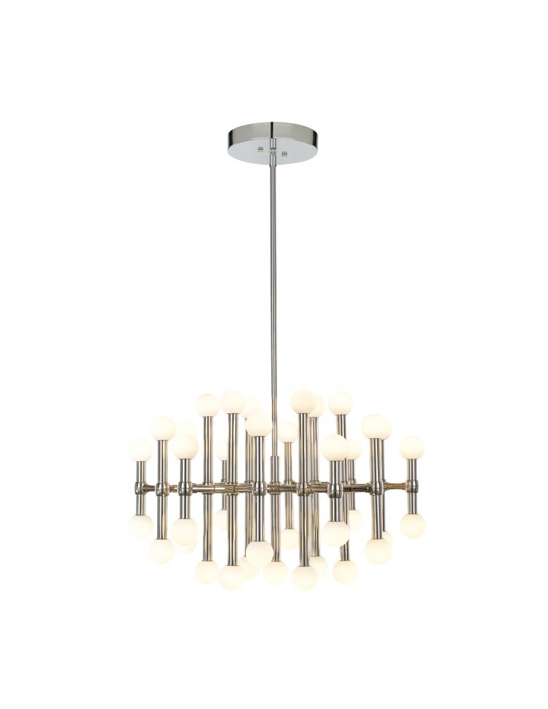 Modern chandeliers - ITALUX GIOVANNA Chandelier Nickel LED 3000K MX16009008-37A. - product kolory-swiatla.pl 1