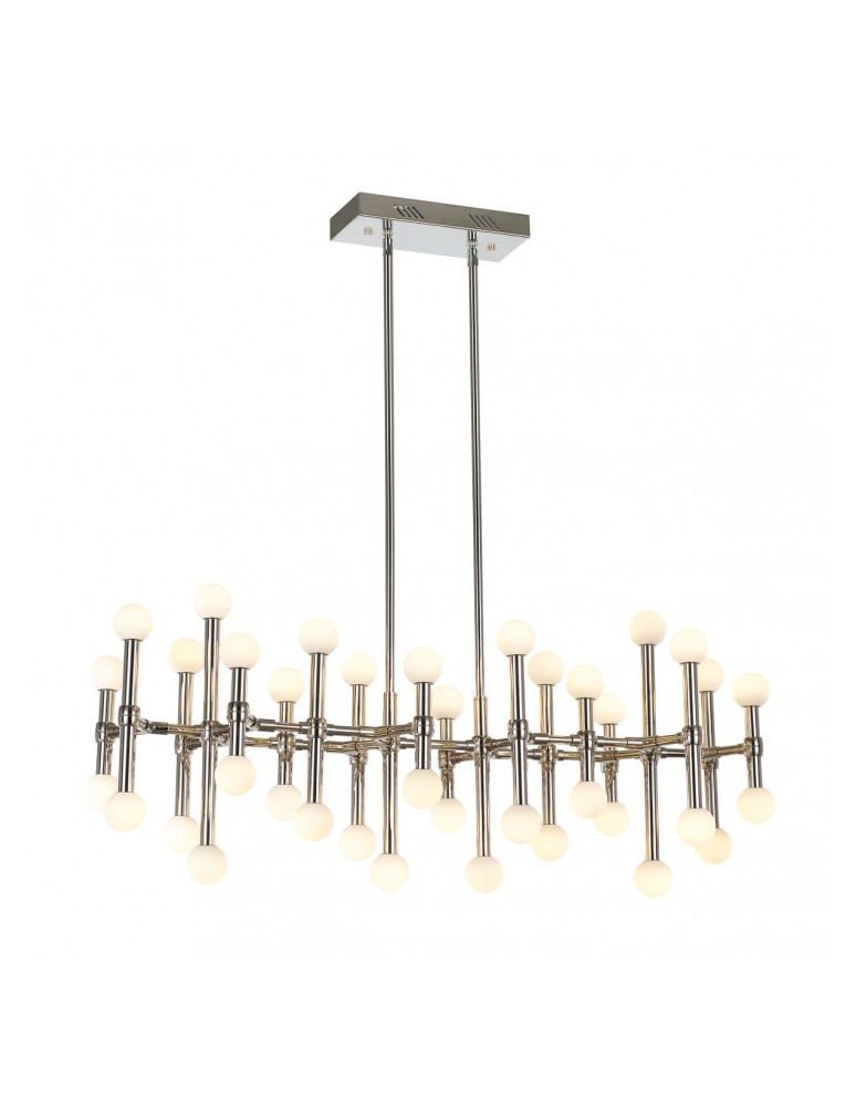 Modern chandeliers - ITALUX GIOVANNA Chandelier Nickel LED 3000K MX16009008-38A. - product kolory-swiatla.pl 1