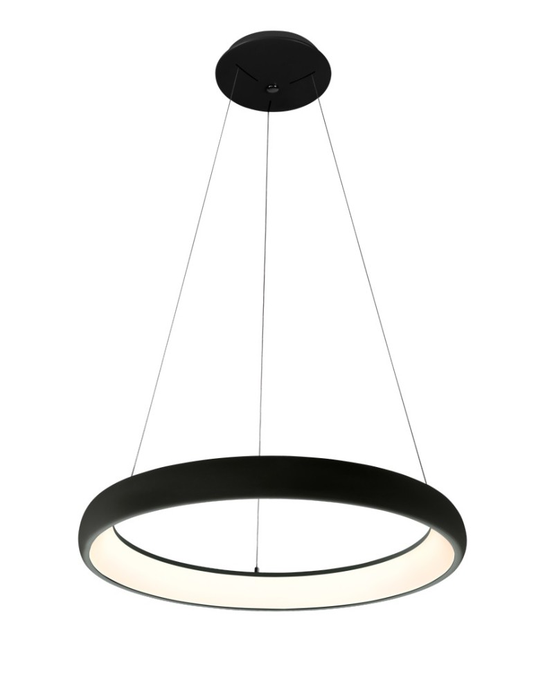 Pendant lamps with control - Azzardo ANTONIO PENDANT 61 CCT BK + REMOTE CONTROL Pendant with Remote Control Functions Dimming and Light Color Change AZ5063 - product kolory-swiatla.pl 1