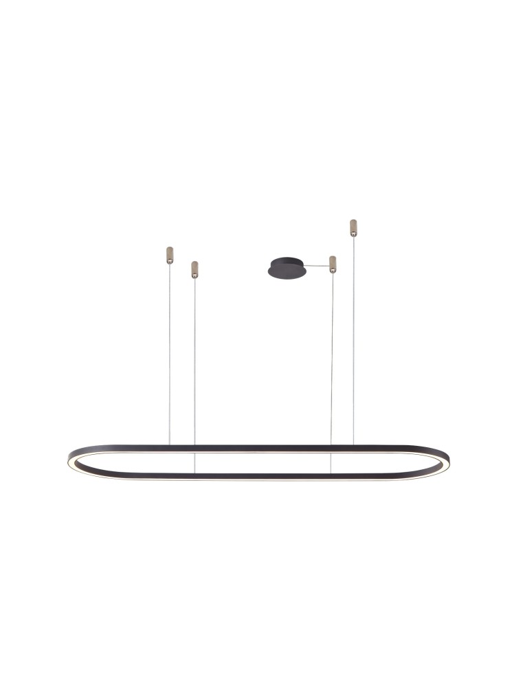 Pendant lamps over desk - Azzardo ELENA 150 DIMM BK Dimmable Pendant Lamp AZ5057 - product kolory-swiatla.pl 1