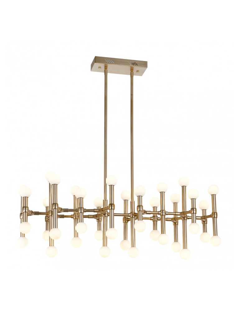 Modern chandeliers - ITALUX GIOVANNA Chandelier Bronze vintage LED 3000K MX16009008-38A B. - product kolory-swiatla.pl 1