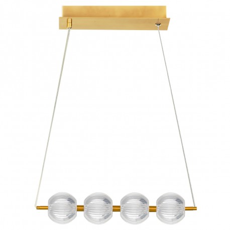 Light Prestige Lampa wisząca Brillant 4 złota LED CCT LP-3303/4L GD