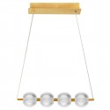 Light Prestige Lampa wisząca Brillant 4 złota LED CCT LP-3303/4L GD