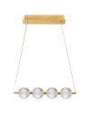 Light Prestige Brillant 4 gold LED CCT pendant lamp LP-3303/4L GD