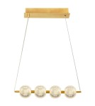 Pendant lamps on a strip - Light Prestige Brillant 4 gold LED CCT pendant lamp LP-3303/4L GD - product 3
