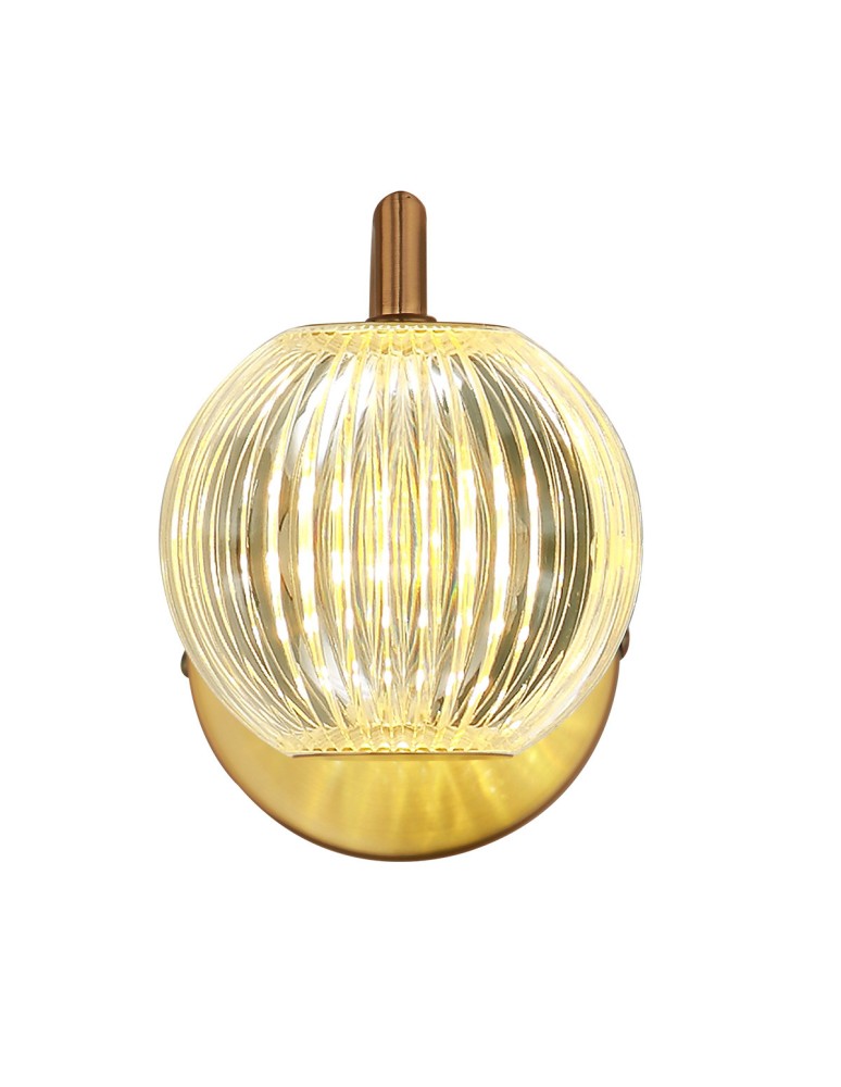 Designer wall lamps - Light Prestige Wall lamp Brillant gold LED CCT LP-3303/1W GD. - product kolory-swiatla.pl 4