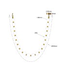Designer pendant lamps - Light Prestige Dorado Rope 2m gold LED CCT pendant lamp LP-002/2M CCT. - product 5